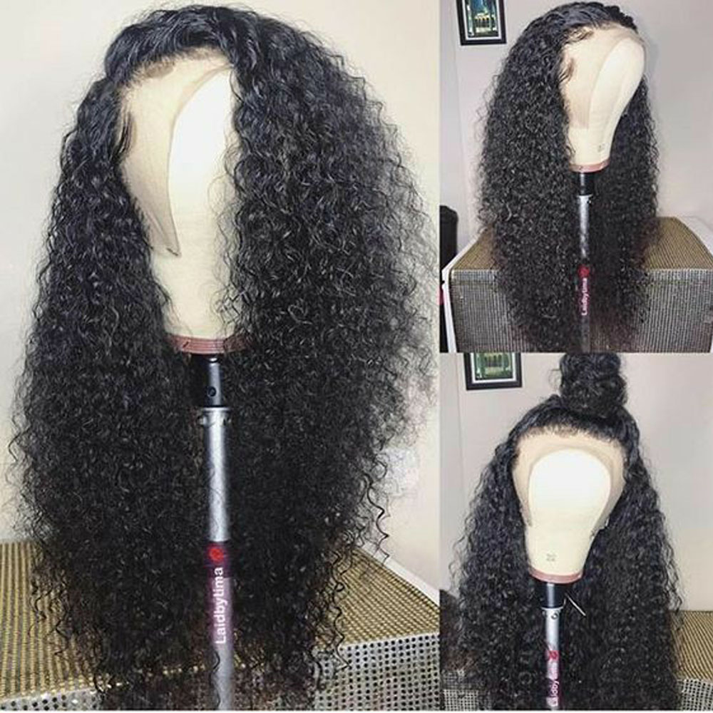 Full lace wig 360 frontal Pre Plucked With Baby Hair Brazilian Deep Wave 150%density Lace Front Human Hairs Wigs Diva2