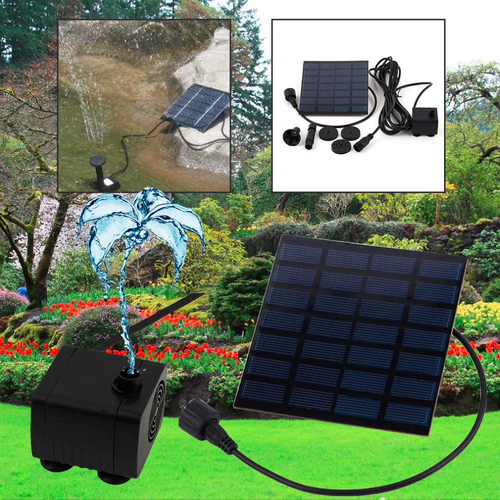 1set Solar Power Fountain Gardening Water Pump Professional Garden Plants Grass Sprinkler Sprayer Irrigation Watering Kit, As pic
1set Solar Power Fountain Gardening Water Pump Professional Garden Plants Grass Sprinkler Sprayer Irrigation Watering Kit, As pic