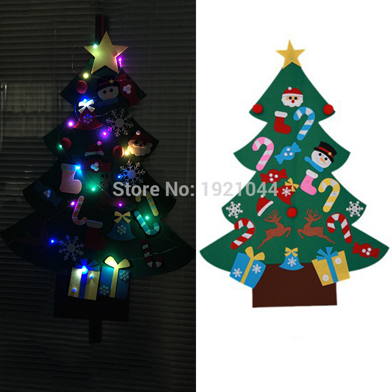 New Glowing Christmas tree DIY Felt Christmas Tree New Year Gifts Kids Toys Wall Hanging Ornaments Decoration
New Glowing Christmas tree DIY Felt Christmas Tree New Year Gifts Kids Toys Wall Hanging Ornaments Decoration