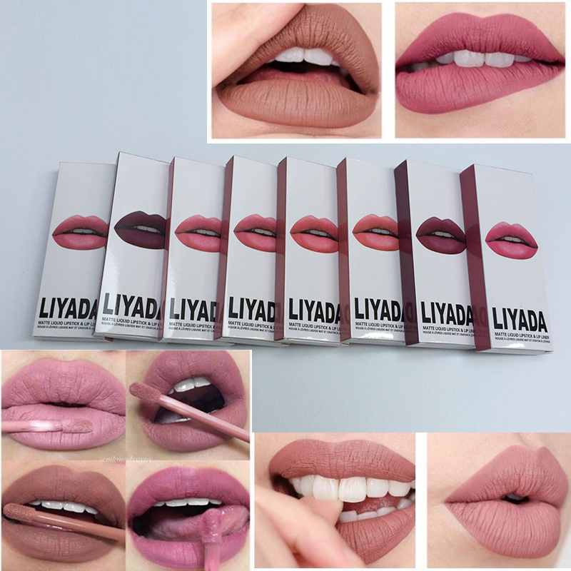 8pcs/lot liquid lipstick matte red lips makeup lipstick set Mate lip gloss ruj me nude cosmetics lip kit batom, 2017 a8
8pcs/lot liquid lipstick matte red lips makeup lipstick set Mate lip gloss ruj me nude cosmetics lip kit batom, 2017 a8