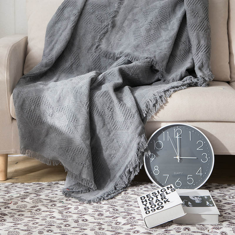 All Season Home Sofa Cover Blanket with Tassel Dust Cover Tapestry Throw Cotton Thread Blankets for Travel Airplane Bedspread
All Season Home Sofa Cover Blanket with Tassel Dust Cover Tapestry Throw Cotton Thread Blankets for Travel Airplane Bedspread