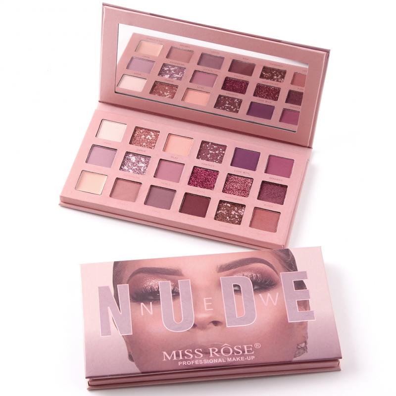 18 Colours Nude Glitter Eyeshadow Matte Pearlescent Shining Pigment Smoky Eye Shadow Palette Waterproof Cosmetics TSLM1, 1pc
18 Colours Nude Glitter Eyeshadow Matte Pearlescent Shining Pigment Smoky Eye Shadow Palette Waterproof Cosmetics TSLM1, 1pc