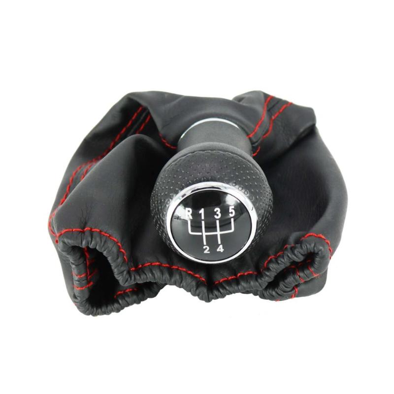 2025 new 5 Speed Car Gear Lever Stick Shift Knob With PU Leather Boot For Seat Ibiza 1996 1997 1998 1999 2000 200115407391 Free shipping