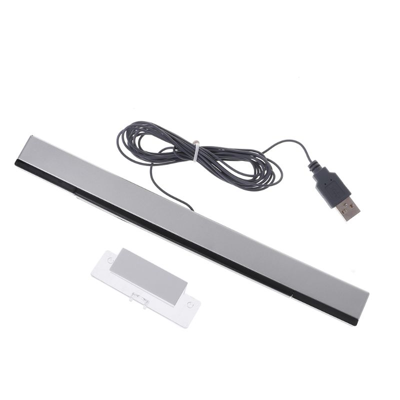 USB Simulator controller GamepadsWired Infrared IR Signal Ray Sensor Bar/Receiver for Wii Remote