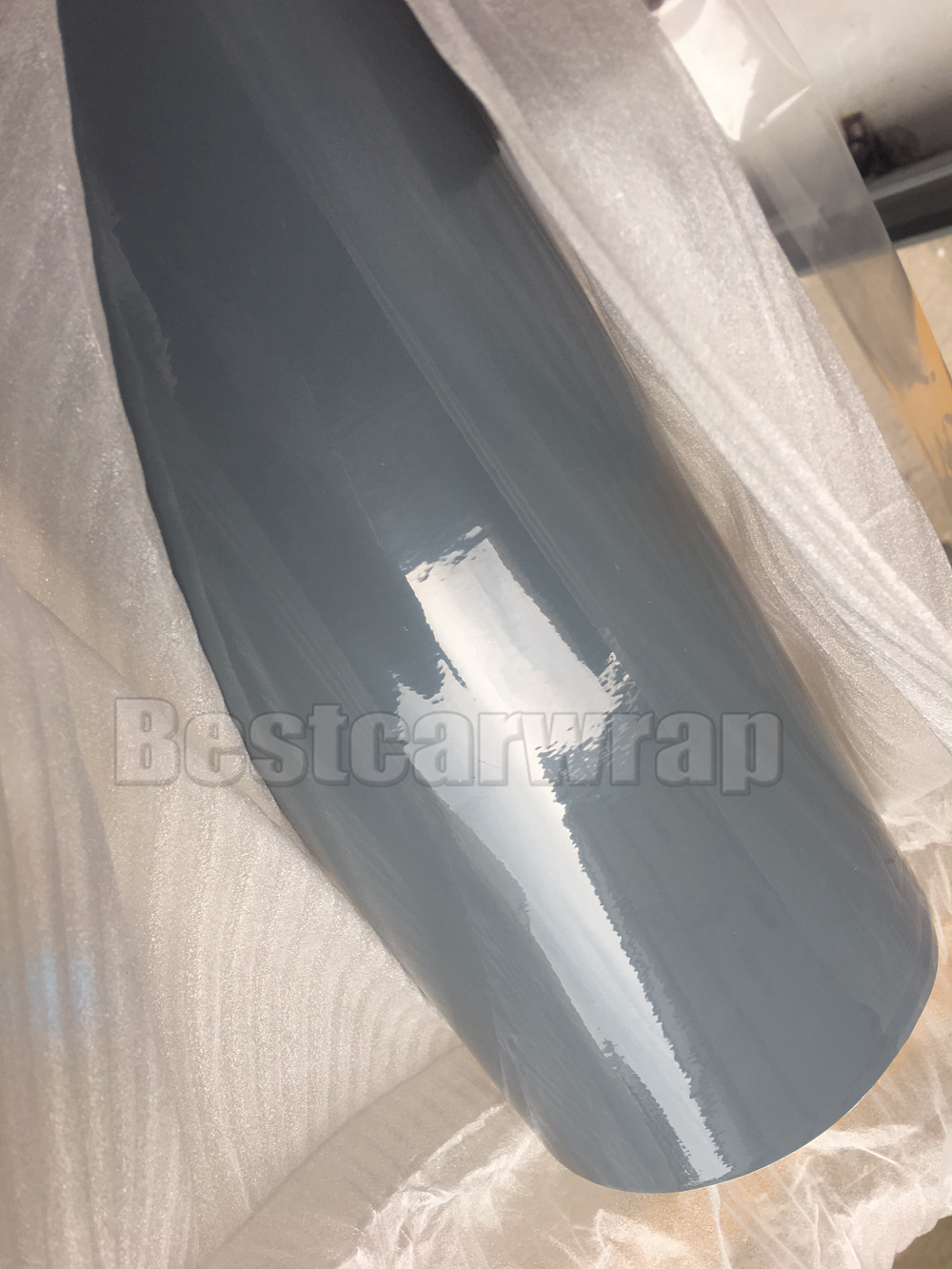 Gloss Cement Gray Vinyl wrap FOR Car Wrap with air Bubble Free vehicle wrap covering foil With Low tack glue 3M quality 1.52x20m 5x67ft