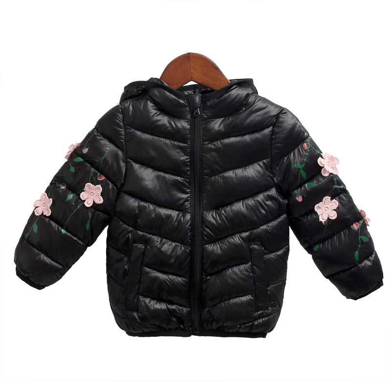 Winter Girl's jackets Fashion Baby Girls Cotton Thick Warm Parkas Children Floral Embroidery Windbreaker Hooded 8T
Winter Girl's jackets Fashion Baby Girls Cotton Thick Warm Parkas Children Floral Embroidery Windbreaker Hooded 8T