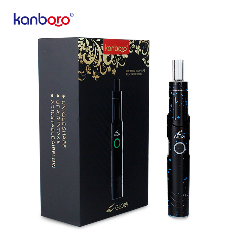 KanboroTech Portable Glory Pocket Wax Vaporizer Vape kit Quartz Dual Coil Airflow Control Pen Vapor 3 Levels of Wattage Setting E cigarette, Black
KanboroTech Portable Glory Pocket Wax Vaporizer Vape kit Quartz Dual Coil Airflow Control Pen Vapor 3 Levels of Wattage Setting E cigarette, Black