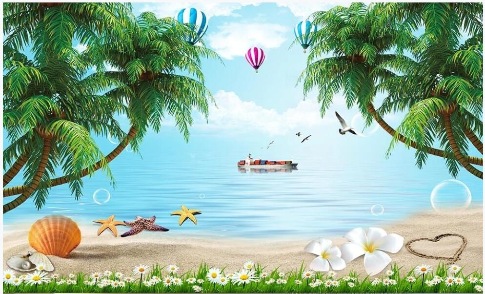3d room wallpaper custom photo Seaside coconut tree blue sky white cloud balloon scenery home decor 3d wall murals wallpaper for walls 3 d, Non-woven
3d room wallpaper custom photo Seaside coconut tree blue sky white cloud balloon scenery home decor 3d wall murals wallpaper for walls 3 d, Non-woven