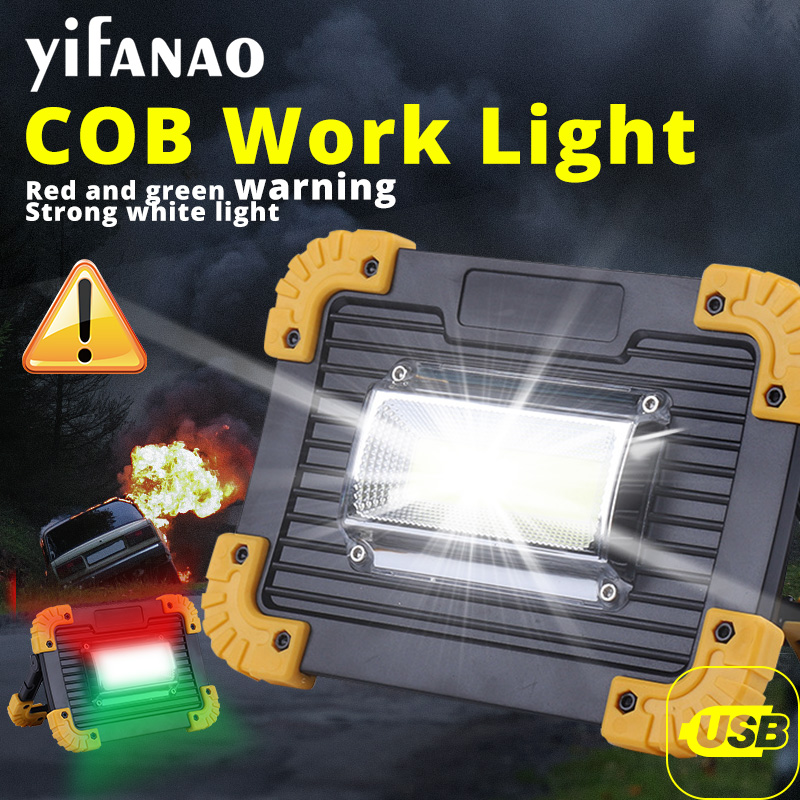 100W Work Lamp Lampe Warning Light Floodlight Camping Lamp Searchlight Portable Spotlight Lantern USB 18650 Power Bank Red Green
100W Work Lamp Lampe Warning Light Floodlight Camping Lamp Searchlight Portable Spotlight Lantern USB 18650 Power Bank Red Green