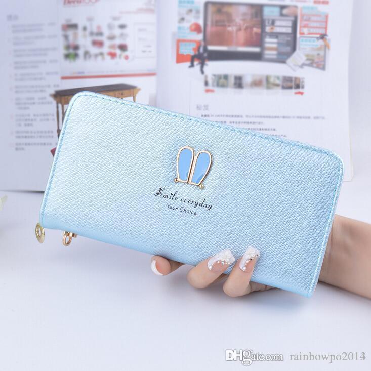 Factory wholesale women handbag leather wallet Korean large capacity womens fashion leathers rabbit ears long wallets candy color hand purse, Purple
Factory wholesale women handbag leather wallet Korean large capacity womens fashion leathers rabbit ears long wallets candy color hand purse, Purple