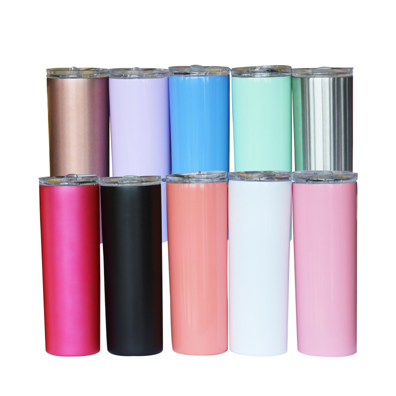 27 color!!!20oz Skinny Tumbler seamless Stainless Steel slim tumblers Vacuum Insulated straight mug with leakproof lid, Mix color
27 color!!!20oz Skinny Tumbler seamless Stainless Steel slim tumblers Vacuum Insulated straight mug with leakproof lid, Mix color