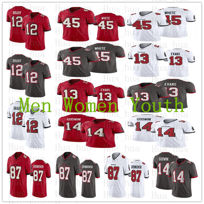 2020 New men women Tampa youth 12 Tom Brady jersey Buccaneer 87 Rob Gronkowski Evans Chris Godwin Devin White Jersey, Black
2020 New men women Tampa youth 12 Tom Brady jersey Buccaneer 87 Rob Gronkowski Evans Chris Godwin Devin White Jersey, Black