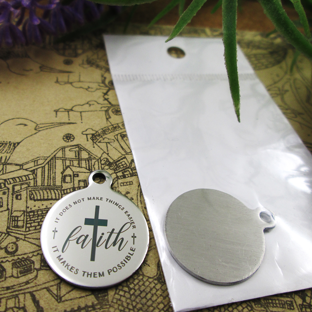 40pcs--"it does not make things easier it makes"stainless steel charms more style for choosing DIY Charms pendants for necklace
40pcs--"it does not make things easier it makes"stainless steel charms more style for choosing DIY Charms pendants for necklace