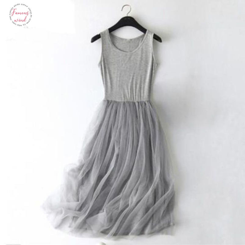 Velour 2019 Spring Sleeveless Sling Gauze Lace Dress Women Tunic Basic Long Dresses Summer Modal Mesh Gray Sexy Dress, Navy blue
Velour 2019 Spring Sleeveless Sling Gauze Lace Dress Women Tunic Basic Long Dresses Summer Modal Mesh Gray Sexy Dress, Navy blue