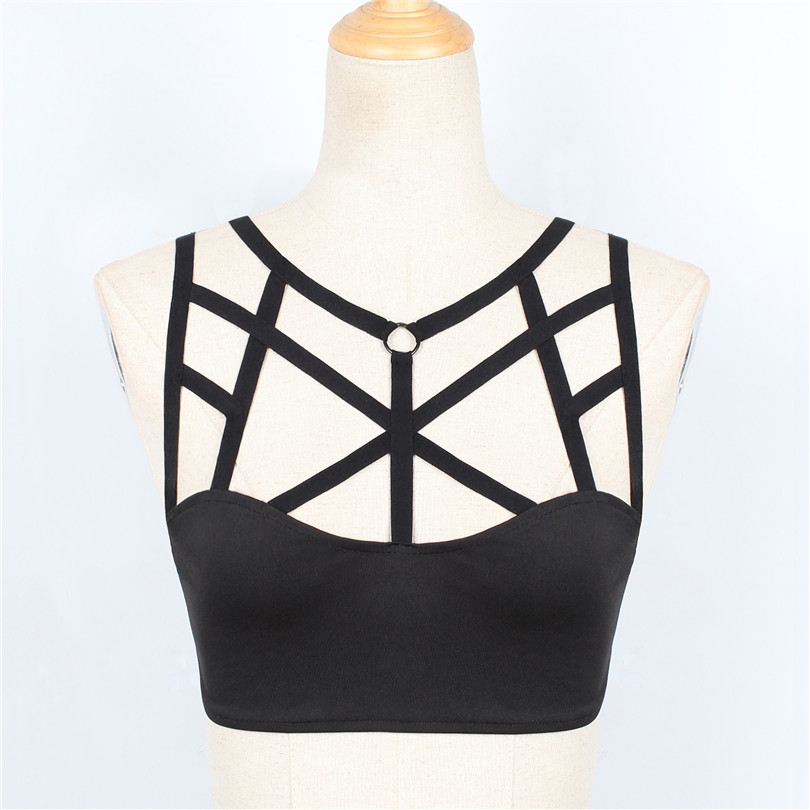 LANSHIFEI Sexy Belt Lingerie Biustonosz Bralette Wireless Bra Ropa Interior Femenina Unpadded Bralette Brasier Mujer Underwear