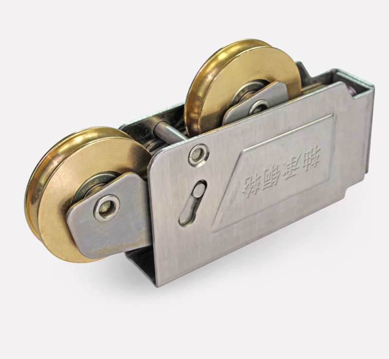 one pcs 90-type window roller sliding door plastic steel window pulley Aluminum alloy doors and windows wheel mute brass wheel hardware