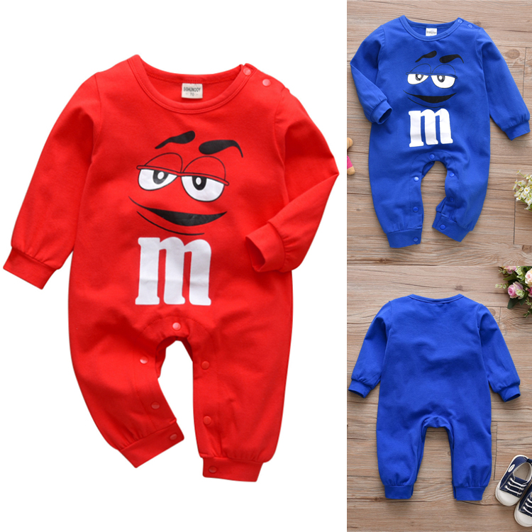 2 colors Newborn baby Boys Girls clothes Cartoon M beans 100% Cotton Long Sleeve baby romper jumpsuits Casual Baby Clothing Wholesale JY758, #01red
2 colors Newborn baby Boys Girls clothes Cartoon M beans 100% Cotton Long Sleeve baby romper jumpsuits Casual Baby Clothing Wholesale JY758, #01red