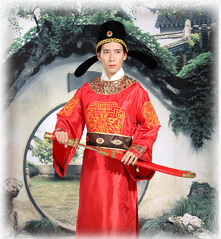 Yuan Fang Di Renjie costume TV Film stage costumeTang Dynasty official Minister Hanfu Clothing Chinese ancient official clothes