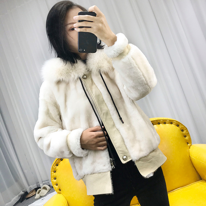 Autumn Winter Coat Women Clothes 2019 Fur Collar Wool Jacket Real Fur Coat Korean Streetwear Vintage Topsabrigo Mujer ZT3282, Beige
Autumn Winter Coat Women Clothes 2019 Fur Collar Wool Jacket Real Fur Coat Korean Streetwear Vintage Topsabrigo Mujer ZT3282, Beige