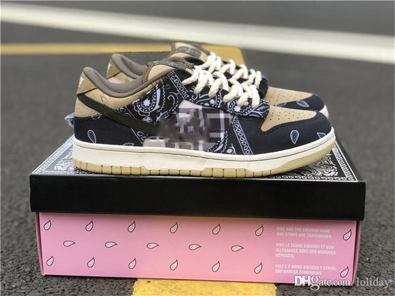 2020 Authentic Travis Scott SB Dunk Low Special Box Cactus Jack Black Parachute Beige Petra Brown Man Running Shoes With Original Box 5-13, Gold
2020 Authentic Travis Scott SB Dunk Low Special Box Cactus Jack Black Parachute Beige Petra Brown Man Running Shoes With Original Box 5-13, Gold