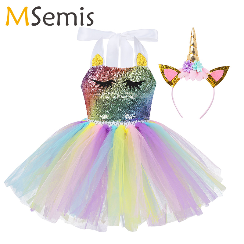 Girls Ballet Tutu Dress Kids Sequin Princess Dress Colorful Halter Neck Shiny Sequins Cartoon Mesh Tutu with Hair Hoop
Girls Ballet Tutu Dress Kids Sequin Princess Dress Colorful Halter Neck Shiny Sequins Cartoon Mesh Tutu with Hair Hoop