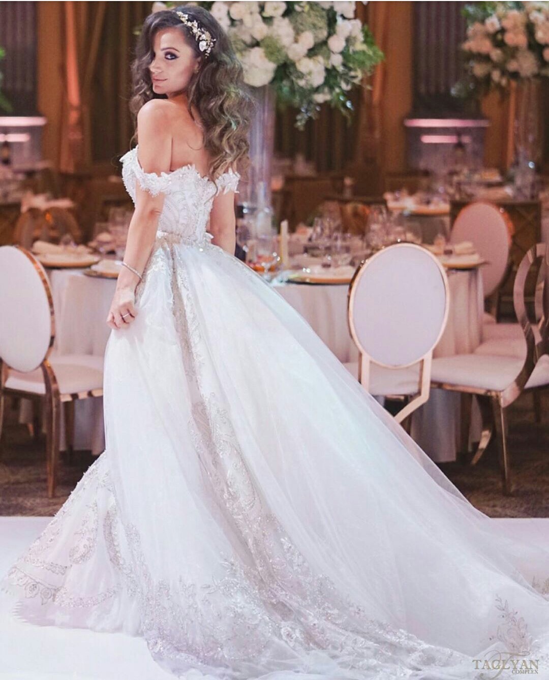 2020 Luxury Mermaid Wedding Dresses With Detachable Train Off The Shoulder Full Lace Applique Sweep Train Bridal Gowns Robes De Mariée