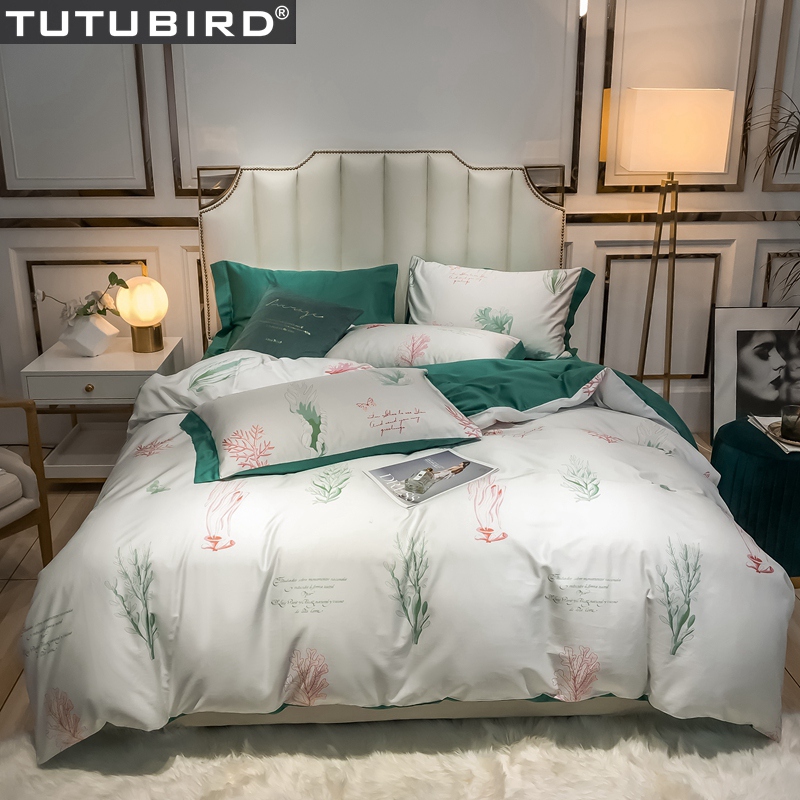 Newest Egyptian cotton bedding set bedlinen coral seaplant print pastoral duvet cover bedspread queen size bed set, As pic
Newest Egyptian cotton bedding set bedlinen coral seaplant print pastoral duvet cover bedspread queen size bed set, As pic