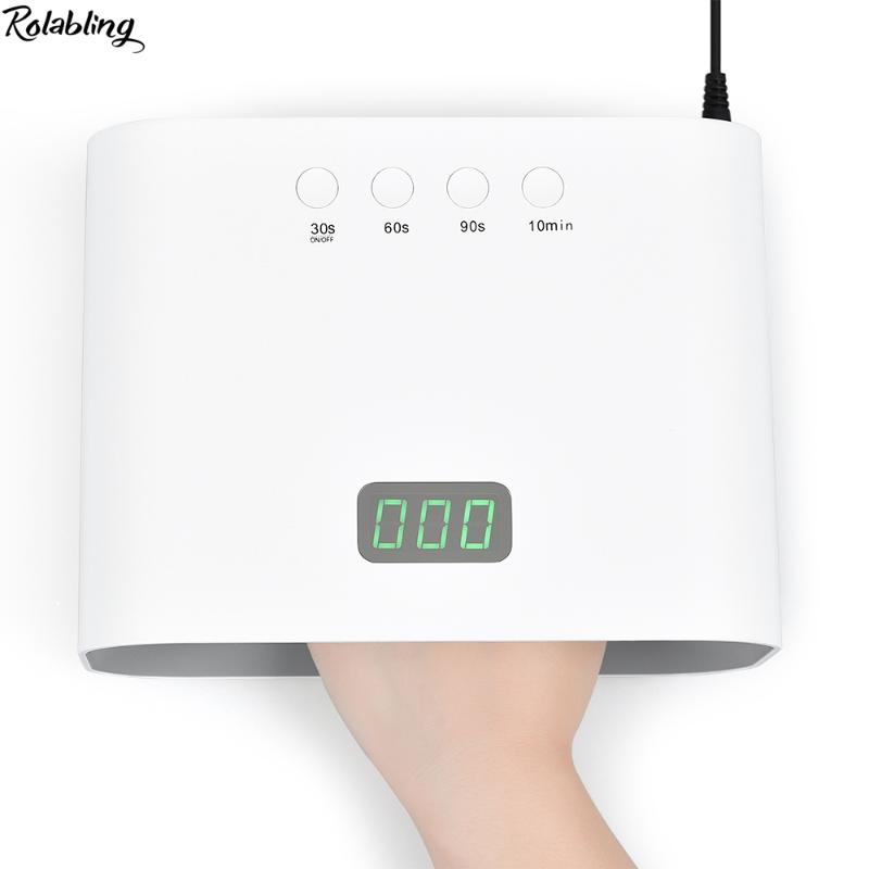 Rolabling 90W High Power LED UV Lamp Nail Dryer Red Light Skin Care Whitening Curing Nail Gel Polish LED Lamp Manicure Tool, 110v us plug
Rolabling 90W High Power LED UV Lamp Nail Dryer Red Light Skin Care Whitening Curing Nail Gel Polish LED Lamp Manicure Tool, 110v us plug