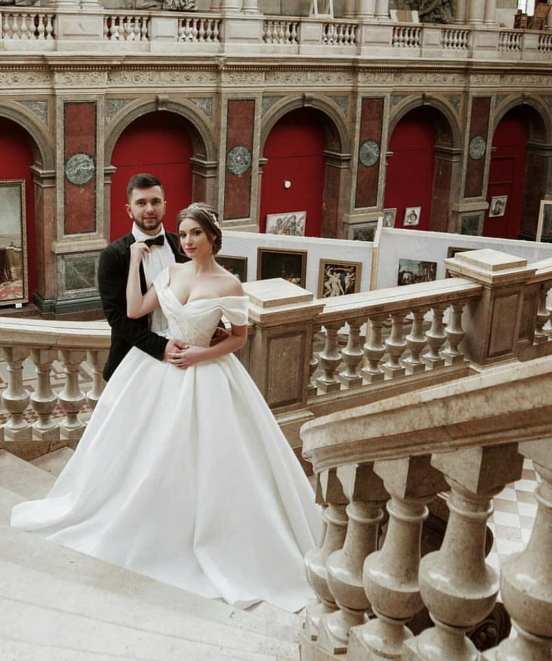 2020 Elegant Satin Wedding Dresses Ruffles Pearls A Line Sweep Train Boho Wedding Dress Custom Made Country Plus Size Bridal Gowns
