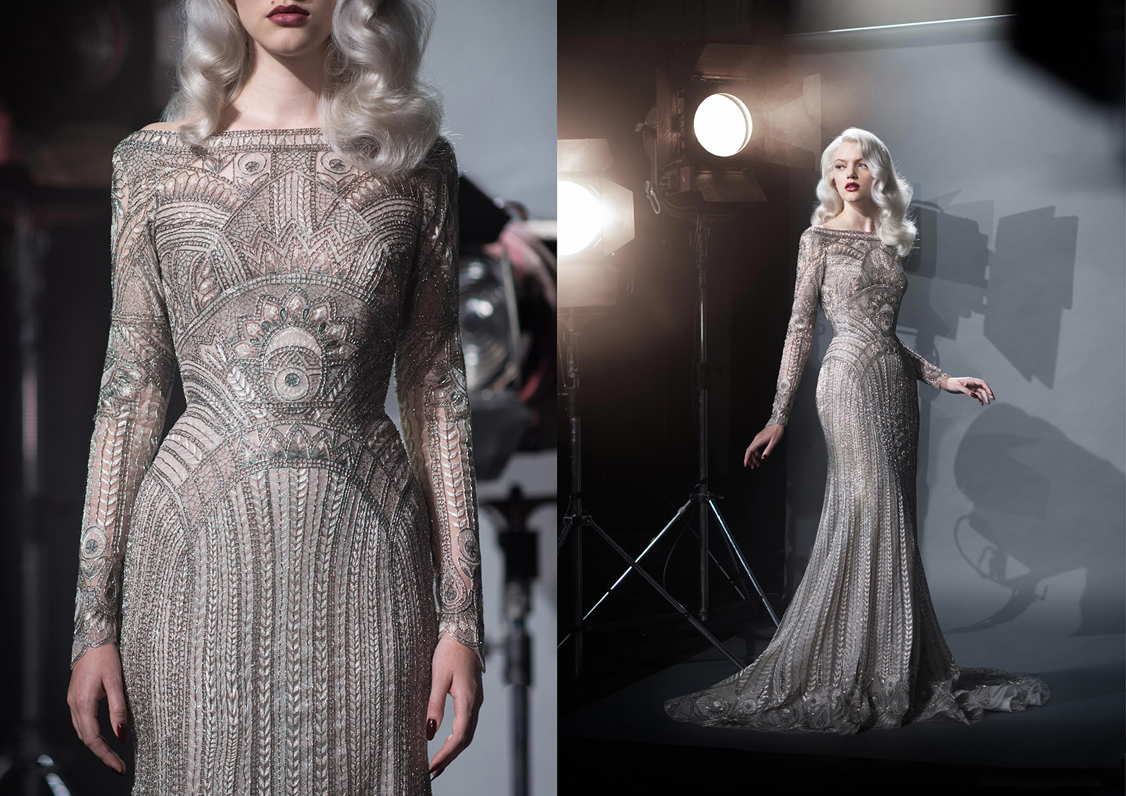 2020 Modest Paolo Sebastian Bateau Long Sleeve Mermaid Evening Dresses Lace Applique Formal Dresses Sweep Train Party Gown, Burgundy
2020 Modest Paolo Sebastian Bateau Long Sleeve Mermaid Evening Dresses Lace Applique Formal Dresses Sweep Train Party Gown, Burgundy