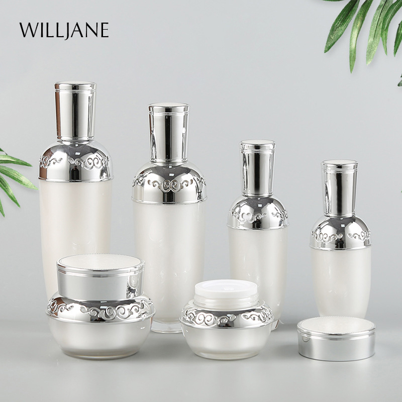 Style Korean Skin Care Cream Jar Lotion Cosmetic Container Lady Emulsion Refillable White Gold Pink Vacuum Pump Bottle
Style Korean Skin Care Cream Jar Lotion Cosmetic Container Lady Emulsion Refillable White Gold Pink Vacuum Pump Bottle