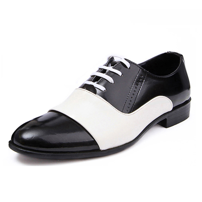 New Autumn Fashion Men Office Shoes Patent Leather Men Dress Shoes White Black Male Soft Leather Wedding Party Oxford Shoes
New Autumn Fashion Men Office Shoes Patent Leather Men Dress Shoes White Black Male Soft Leather Wedding Party Oxford Shoes