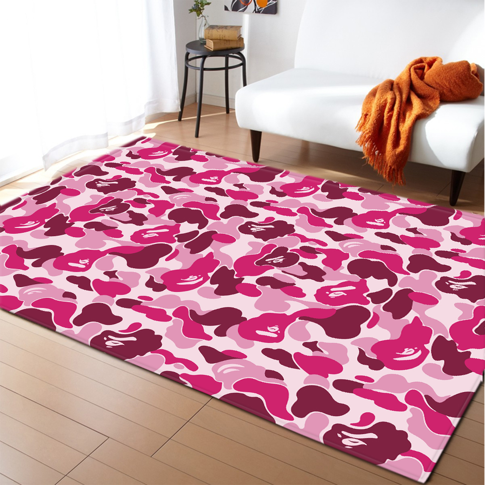 Home Decoration Carpet Area Rugs Flannel Camouflage Boys Bedroom Rug Floor Carpet Kids Rugs and Carpets for Living Room