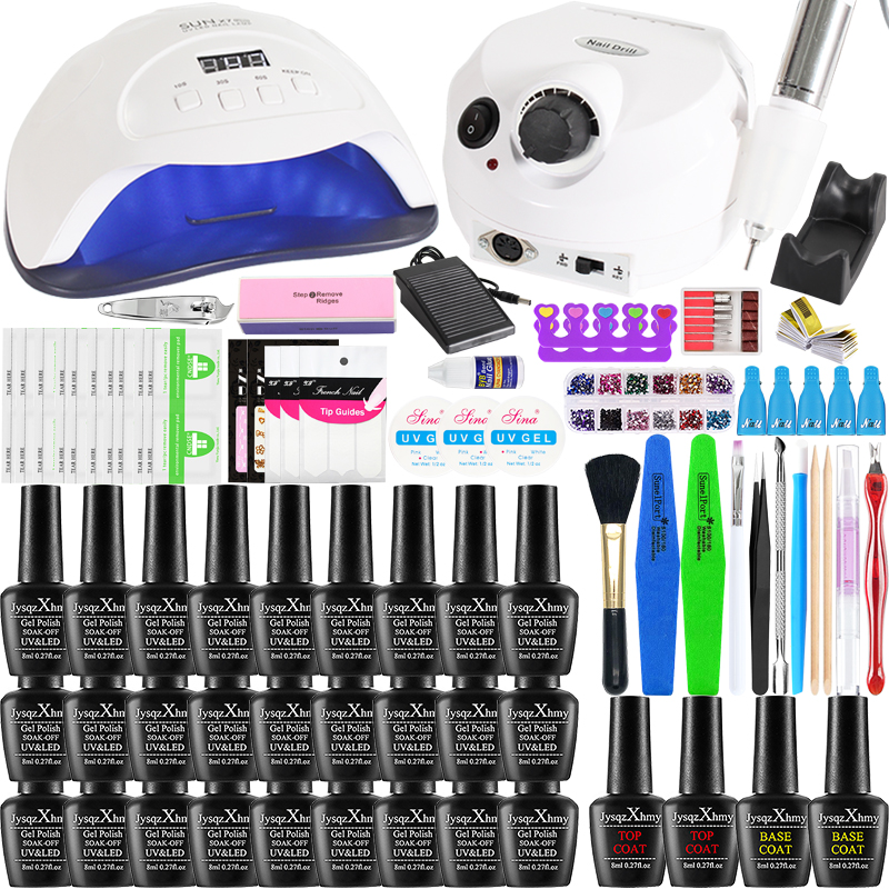 Manicure Set with UV LED Lamp for Nail Art, Tool Kit and Soak Off Gel Polish for Nail, Drill Machine Manicure Set
Manicure Set with UV LED Lamp for Nail Art, Tool Kit and Soak Off Gel Polish for Nail, Drill Machine Manicure Set
