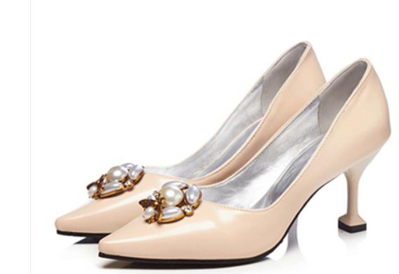 2019 Women's shoes in Spring and Autumn with New style High heel fine heel pointed end@1004, Black
2019 Women's shoes in Spring and Autumn with New style High heel fine heel pointed end@1004, Black