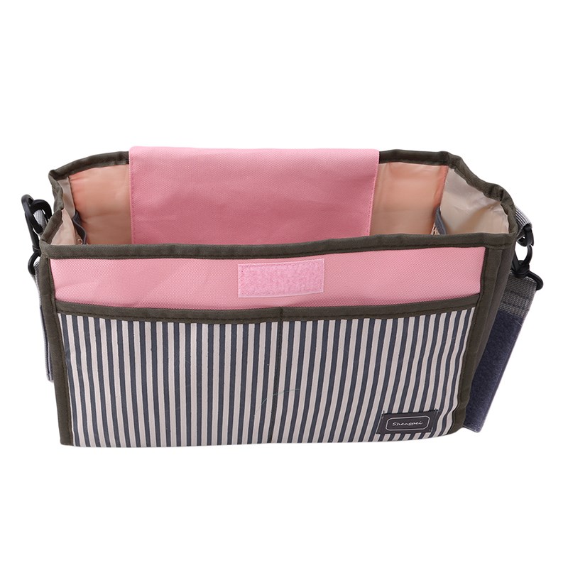 Baby Stroller Bag Nappy Diaper Mummy Bags Hanging Basket Storage Organizer Baby Travel Feeding Bottle Bag Stroller Accessories