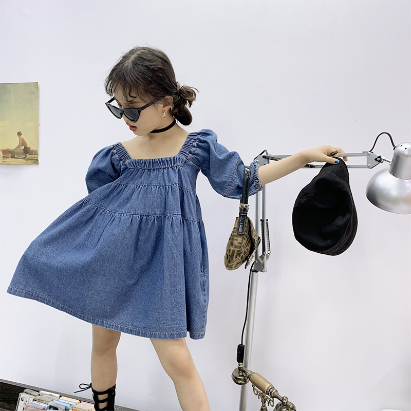 Baby Girl's Computer Cable Lock 2020 Summer New Korean Style Big Children's Square Collar Puff Sleeve Girl's Dress Fashion
Baby Girl's Computer Cable Lock 2020 Summer New Korean Style Big Children's Square Collar Puff Sleeve Girl's Dress Fashion