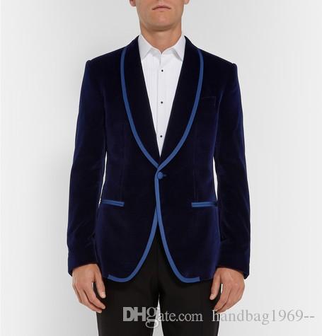 New Arrivals One Button Dark Blue Velvet Groom Tuxedos Shawl Lapel Groomsmen Best Man Blazer Mens Wedding Suits (Jacket+Pants+Tie) D:71, Same as image
New Arrivals One Button Dark Blue Velvet Groom Tuxedos Shawl Lapel Groomsmen Best Man Blazer Mens Wedding Suits (Jacket+Pants+Tie) D:71, Same as image