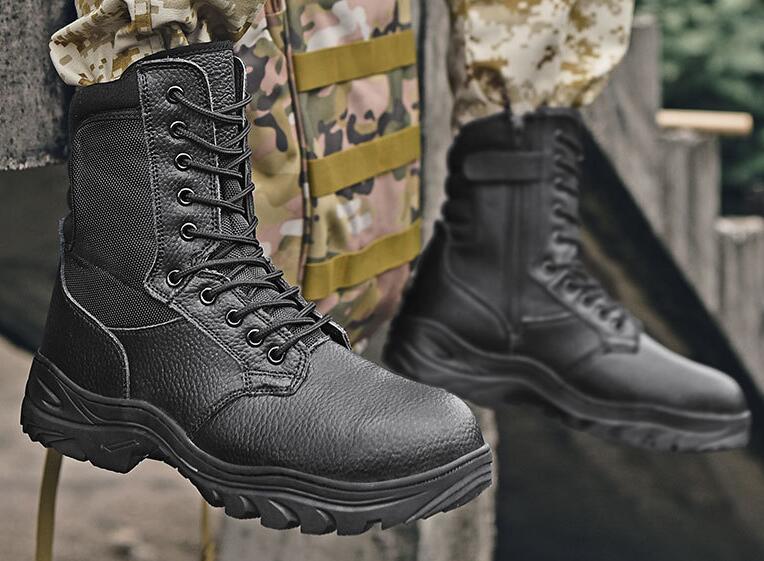 leather high gang steel head anti pressure military boots anti puncture tactical boots wear resistant combat training sneaker yakuda local online store, Cream
leather high gang steel head anti pressure military boots anti puncture tactical boots wear resistant combat training sneaker yakuda local online store, Cream