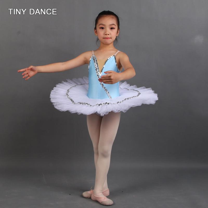 Pale Blue Spandex Bodice with White Pancake Tutu Performance Ballerina Dance Costume Girls Professional Tutu Dress PLL003, Sky blue
Pale Blue Spandex Bodice with White Pancake Tutu Performance Ballerina Dance Costume Girls Professional Tutu Dress PLL003, Sky blue