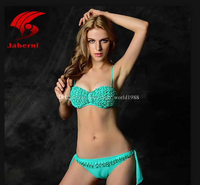 Women's Swimwear new style Ruffles Lace Swimsuit Women Sexy Beach Suit Bandeau Bikini Sheer Bathing Spa Suit Sexy Swimwear 2set/lot, Black
Women's Swimwear new style Ruffles Lace Swimsuit Women Sexy Beach Suit Bandeau Bikini Sheer Bathing Spa Suit Sexy Swimwear 2set/lot, Black