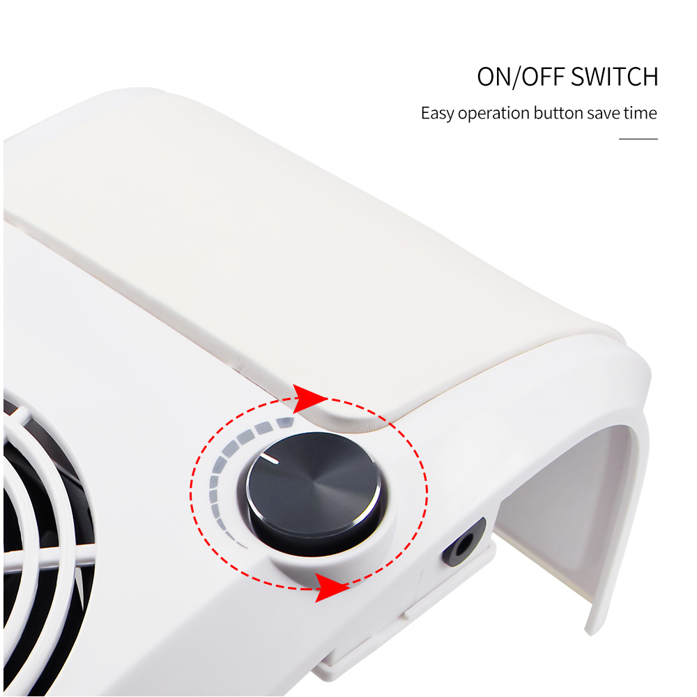 60/40W Strong Vacuum Nail Suction Duct Collector With Big Power Fan Vacuum Cleaner For Manicure Tools Nail Art Equipment