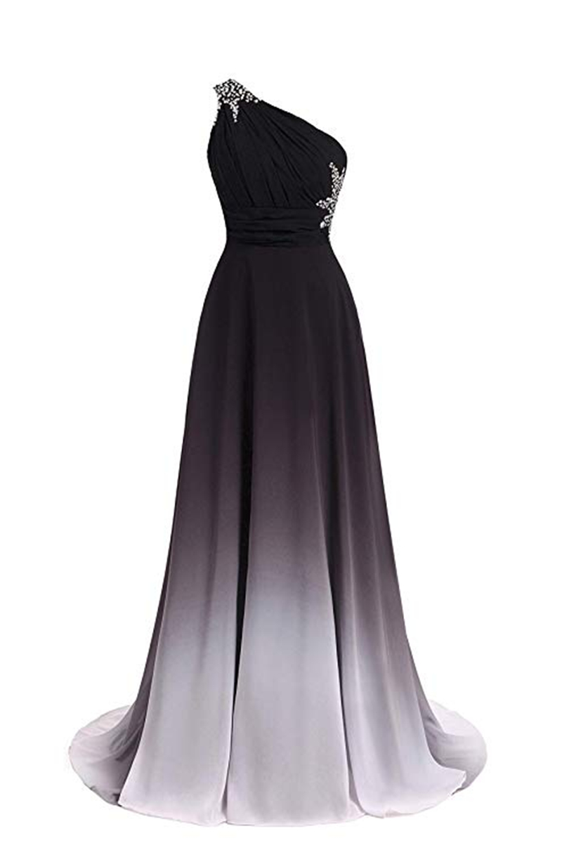 2020 Newest Hot Sale Sexy Halter Gradient Prom Dresses With Long Chiffon Plus Size Ombre Evening Party Gowns Formal Party Gown QC1469