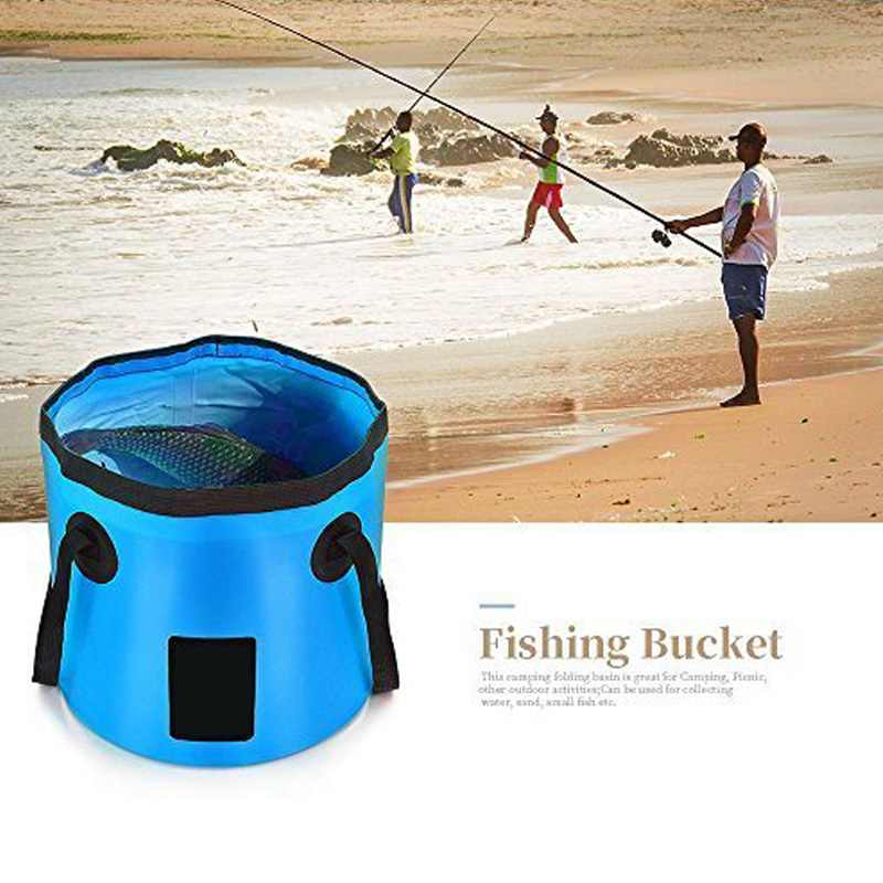 Portable Folding Bucket Waterproof Water Bags Camping Fishing Accessories Fish Water Storage Tools Container, Black
Portable Folding Bucket Waterproof Water Bags Camping Fishing Accessories Fish Water Storage Tools Container, Black