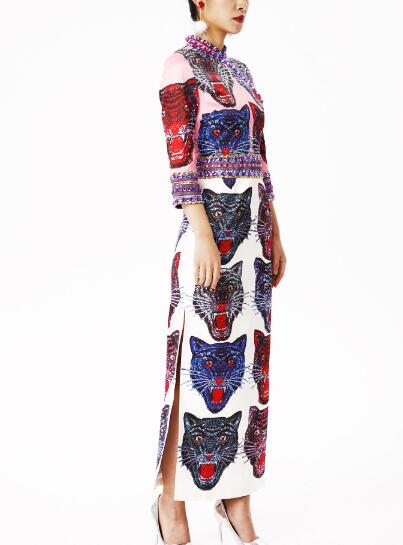 Europe and the United States and Europe stars with the same paragraph women' retro nail drill embroidery cheongsam dress (-3XL, Customize
Europe and the United States and Europe stars with the same paragraph women' retro nail drill embroidery cheongsam dress (-3XL, Customize