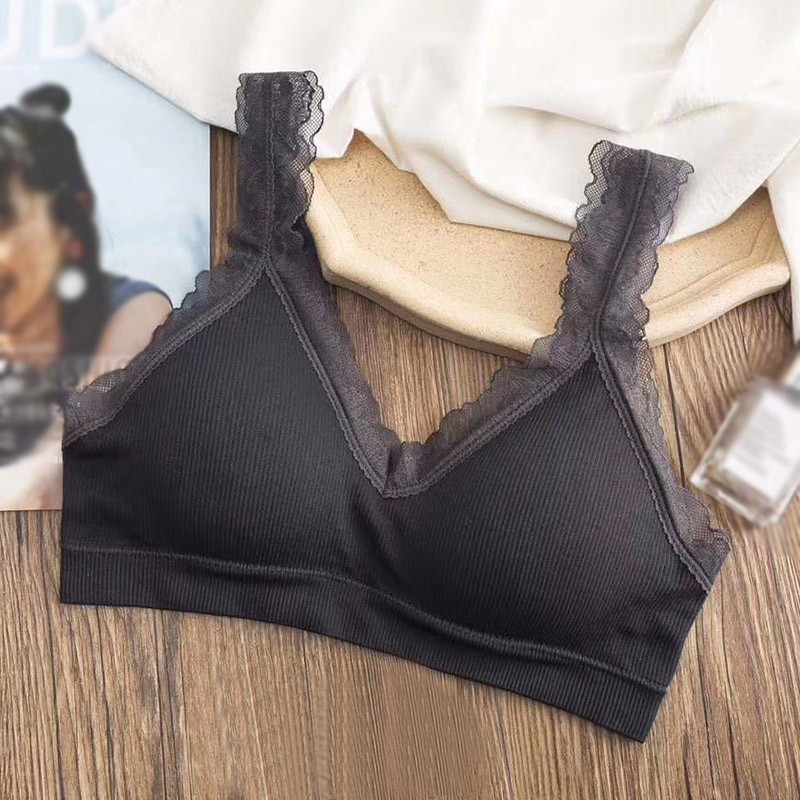 Women's Wireless Bra Padded Bralette Deep V Lace Bras Summer Crop Top Embroidery Floral Lace Tank Tops Feme
Women's Wireless Bra Padded Bralette Deep V Lace Bras Summer Crop Top Embroidery Floral Lace Tank Tops Feme