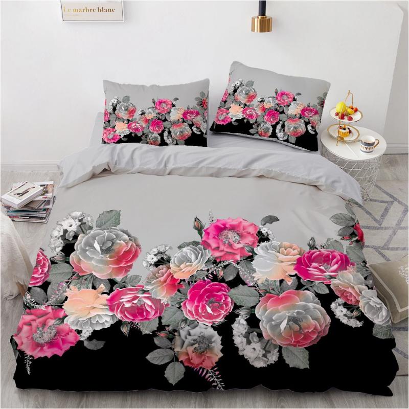 Duvet Cover Set Custom 3D Printed Bedding Set Quilt/Comforter Pillow Case Home Textile Black Queen King Size Drop Ship, Flower 078-black
Duvet Cover Set Custom 3D Printed Bedding Set Quilt/Comforter Pillow Case Home Textile Black Queen King Size Drop Ship, Flower 078-black