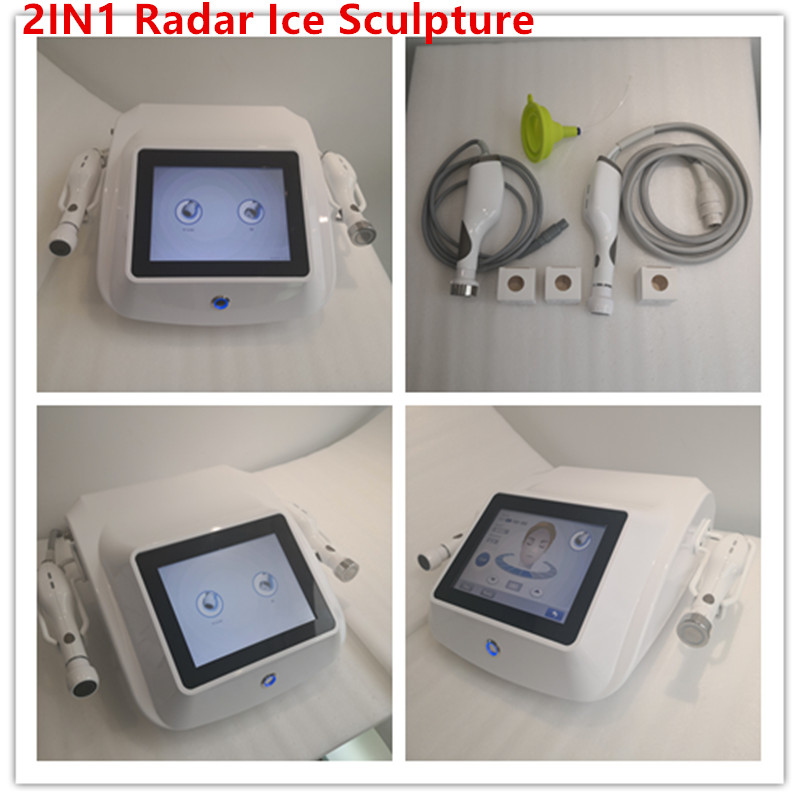 Hot Sale 2IN1 RF Face Lifting Wrinkle Removal Radar Ice Sculpture Hifu V-Max With Cooling System DHL Free Shipping
Hot Sale 2IN1 RF Face Lifting Wrinkle Removal Radar Ice Sculpture Hifu V-Max With Cooling System DHL Free Shipping