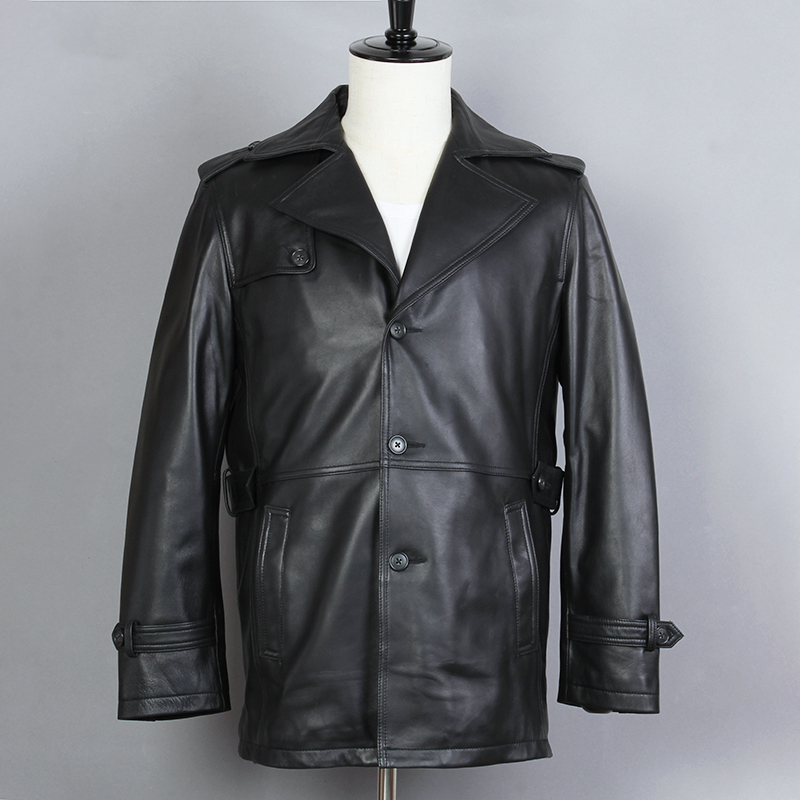 Fashion 2020 Mens Genuine Leather Black Sheepskin Single Breasted Winter Coat For Male Slim Fit Casual Long Jacket
Fashion 2020 Mens Genuine Leather Black Sheepskin Single Breasted Winter Coat For Male Slim Fit Casual Long Jacket