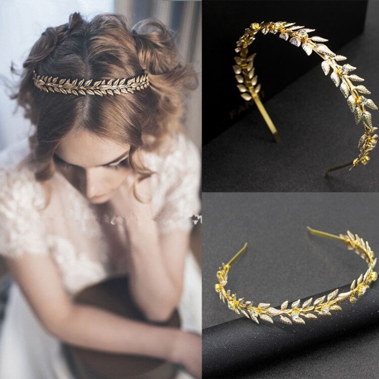 Greece Amorous Feelings Temperament Bride Bridesmaid Headwear Gold Leaf You Hair Hoop An Crown Children Performance Photograph Hair Decorate
Greece Amorous Feelings Temperament Bride Bridesmaid Headwear Gold Leaf You Hair Hoop An Crown Children Performance Photograph Hair Decorate